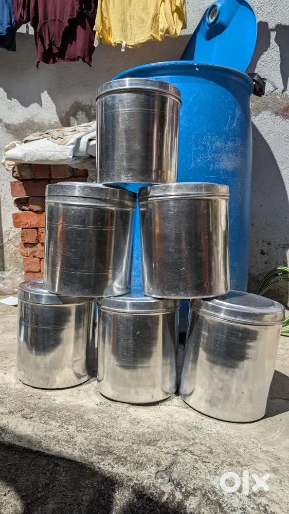Aluminium container box (pack of 6)