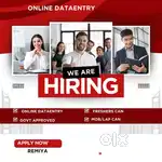 ONLINE DATA ENTRY - ABOVE 18 YEARS OF AGE - ANYONE CAN JOIN