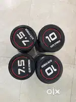 Set of 10kg and 7.5kg dumble is available for sale