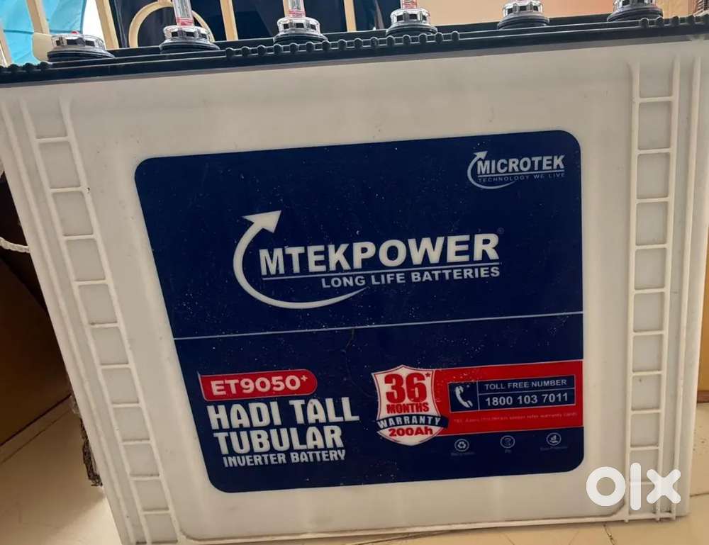 BATTERY(UNDER WARRENTY)200 AH 2 YEARS OLD