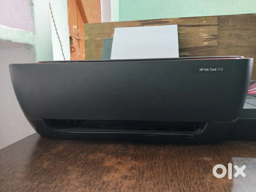 HP 316 INK TANK ALL IN ONE PRINTER, OUT OF WARRANTY DON'T HAVE BILL
