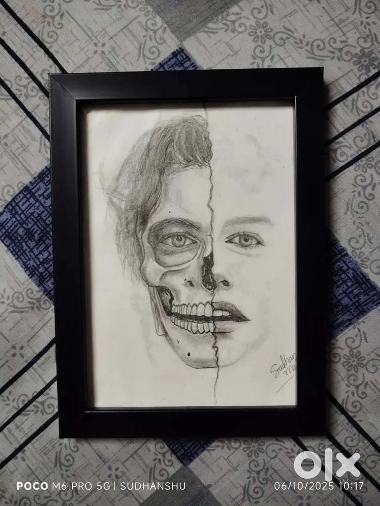 Handmade Framed Pencil Art I Unique Wall Decor by Sudhanshu Raj