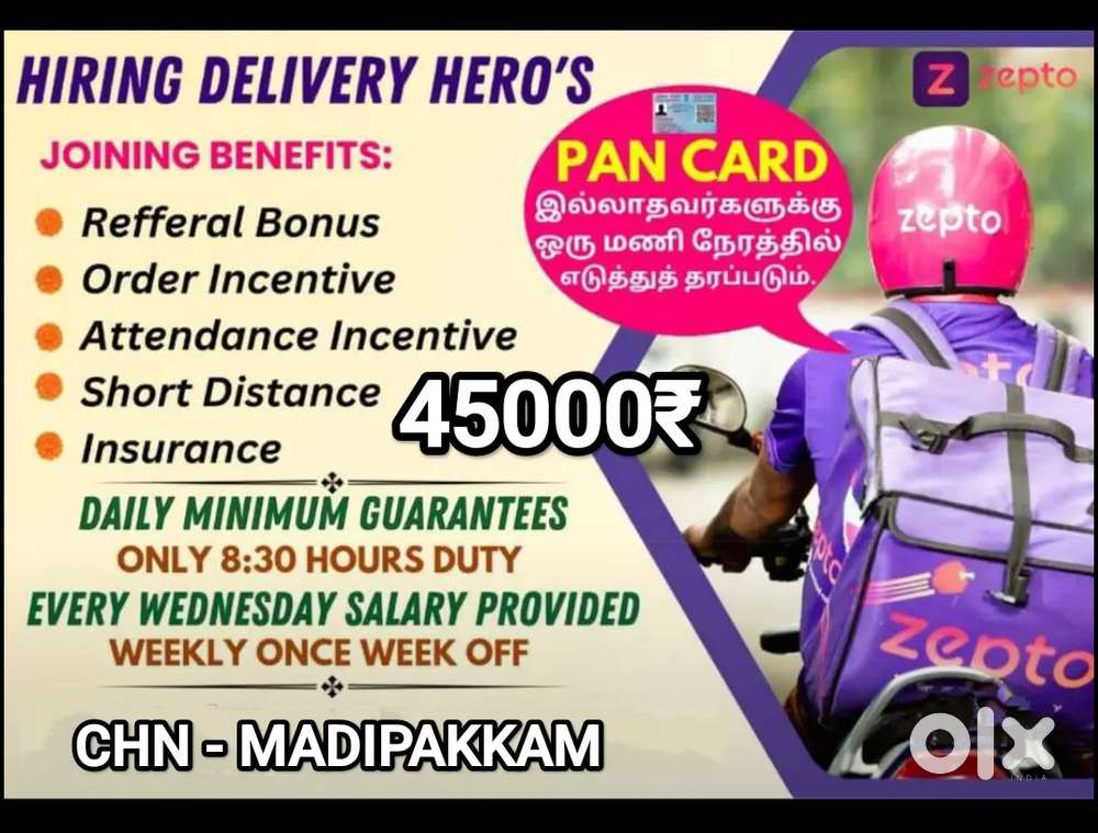 ZEPTO MADIPAKKAM STORE GROCERY & FRESH VEGETABLES HOME DELIVERY