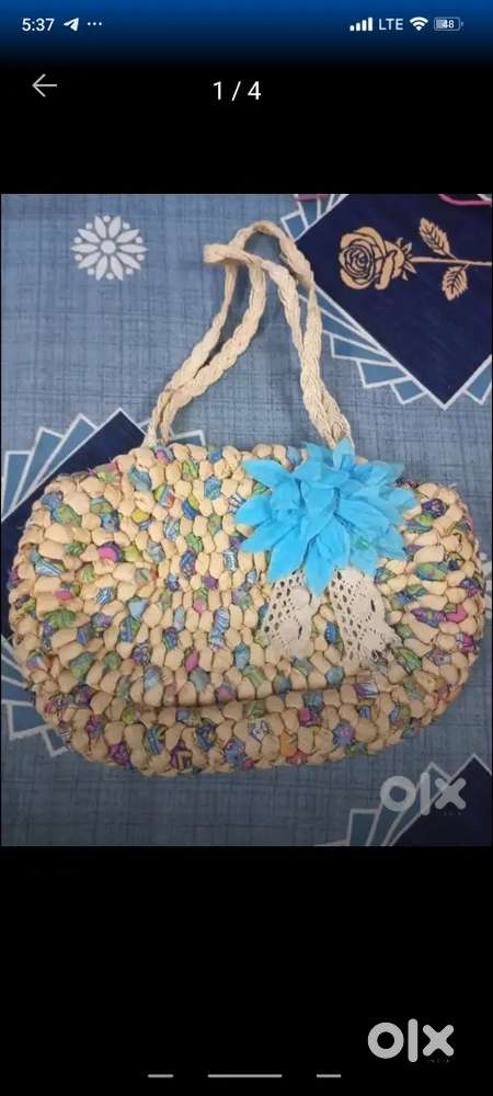 Crochet handbag