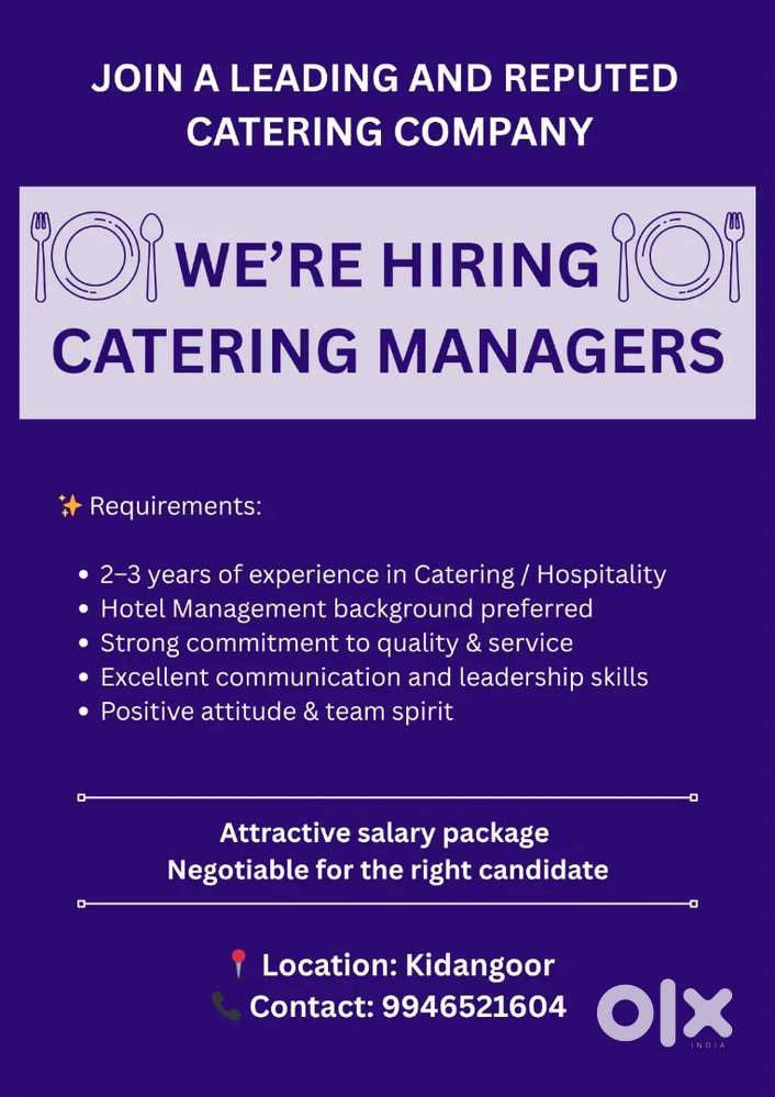 Catering Supervisor