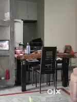Glass dining table