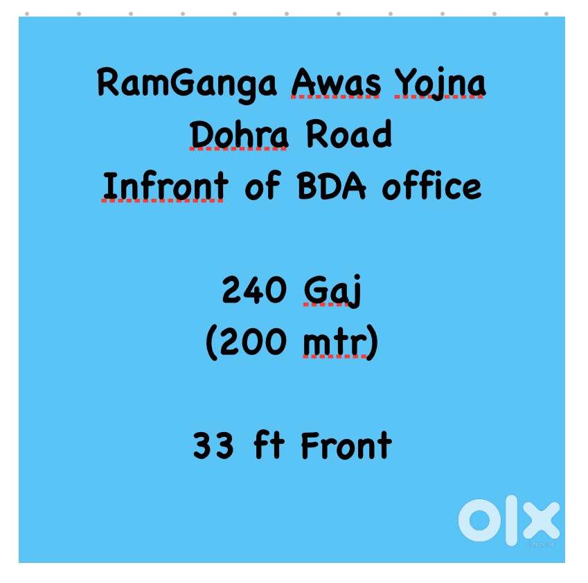 240 Gaj Sector-3, RamGanga Awas Yojna (Dohra Road)