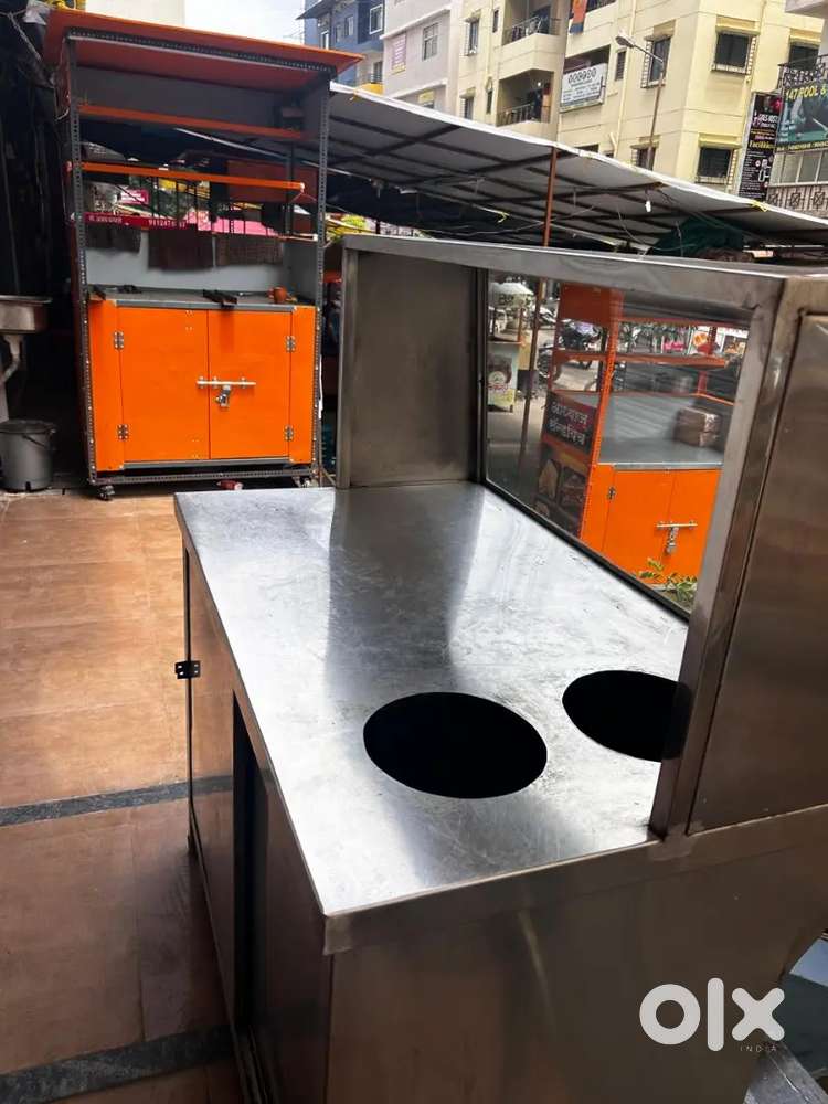 Stainless steel counter (snack)