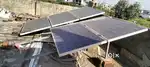 2 battery under 1year varanty 2.5 kV solar inverter 5 panel  stand