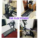 All gym equipments treadmill or exercise cycle