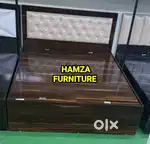 HAMZA FURNITURE NEW DESIGNER STYLISH LUXURY LOOK QUEEN SIZE BED