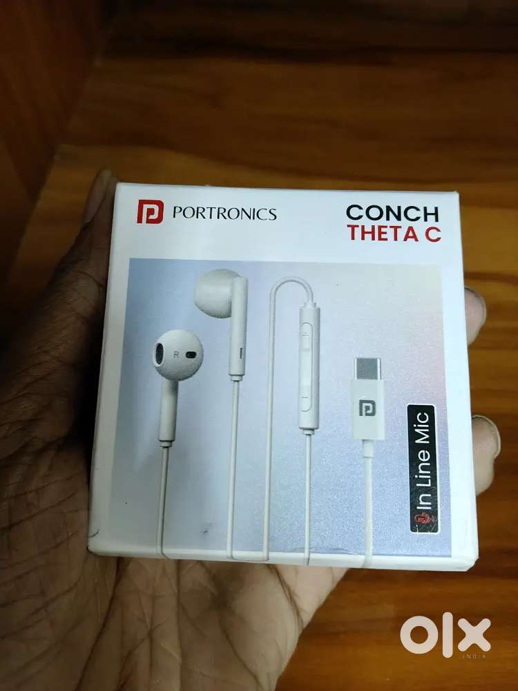 Portronics Conch Theta (POR-1831) Type C Wired Earphones – totally new