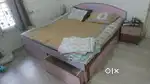 Double bed 6ft × 6ft with 2 storage.