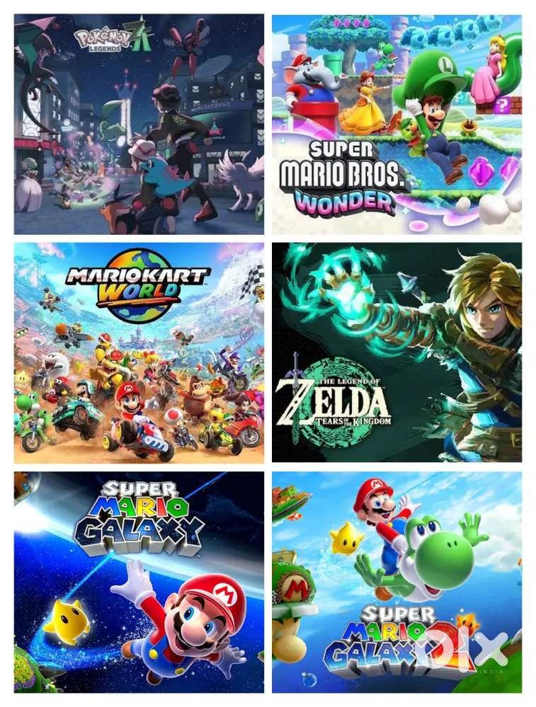 All Nintendo Switch Games Pokemon ZtoA & All Other Pokemon,Mario,Zelda