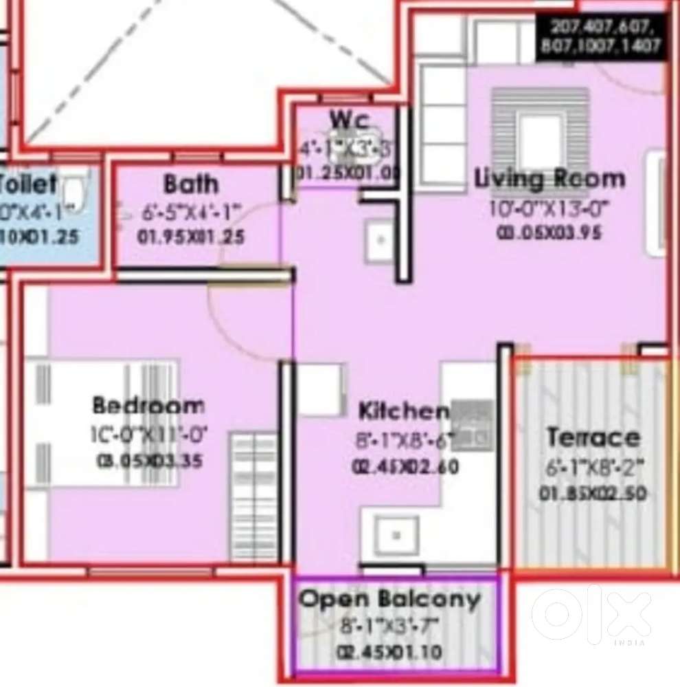 1bhk  for rent
