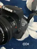 Canon 700D DSLR with lenses, box, charger