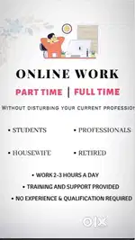 Online work in home