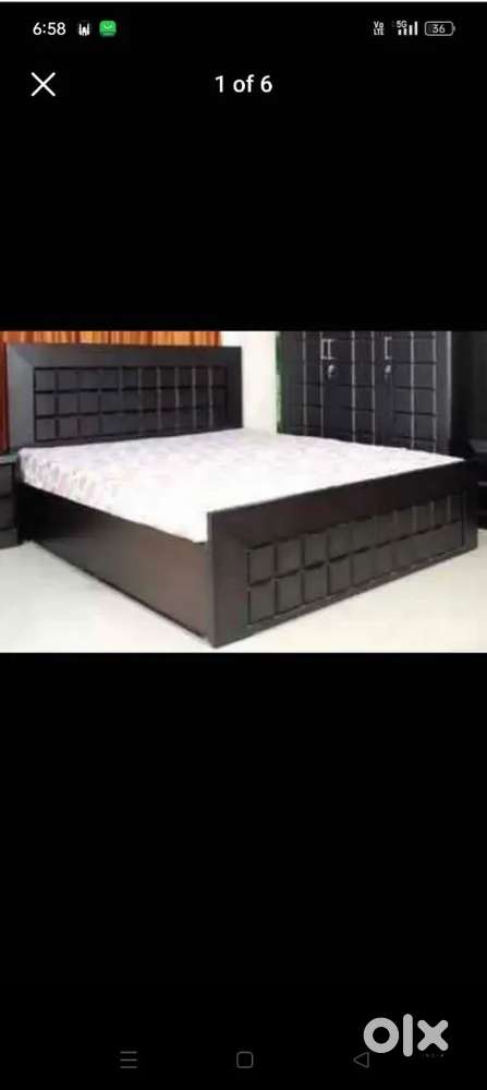 Brand New Fresh Designer Double Bed With Storage Box