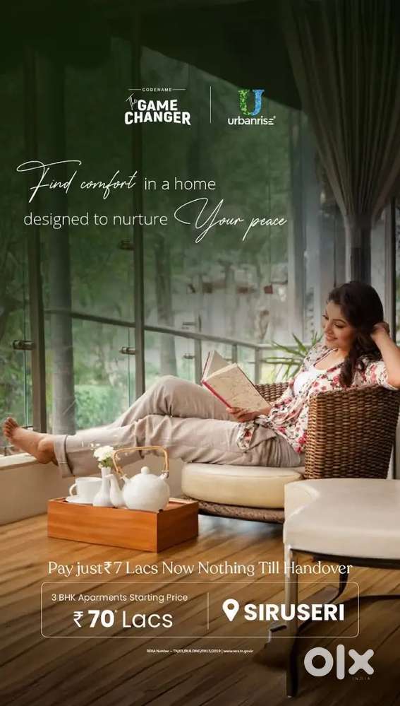Apartment for sale in OMR with new mivan technology in Siruseri