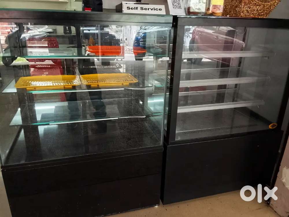Western branded Warmer display counter and one normal display counter