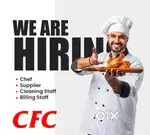 Hiring fried chicken cheff and kitchen helper