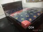 Supreet furniture Brand New Assam teak wood and plyboard cot 4/6