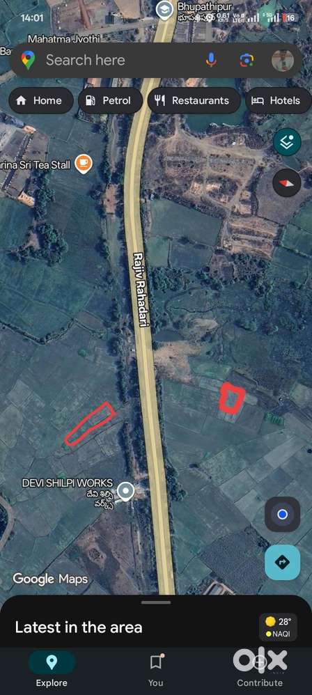 I want to sell my land which is nearer to the Rajiv rahadari SH1