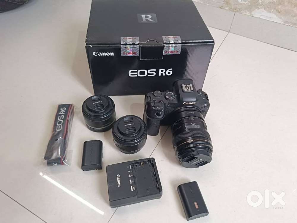 R6 CANON BODY WITH CINEMETIC LENS