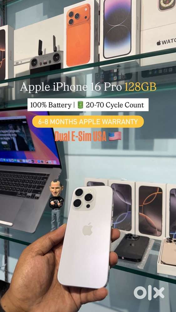 Apple iPhone 16 Pro 128GB Opened Box Apple Warranty Esim USA Like New