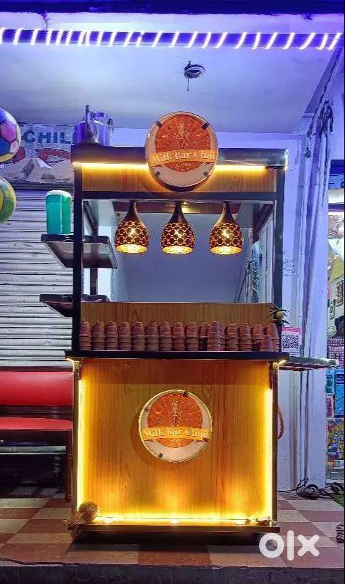 All New Lighted premium food cart manufcaturer
