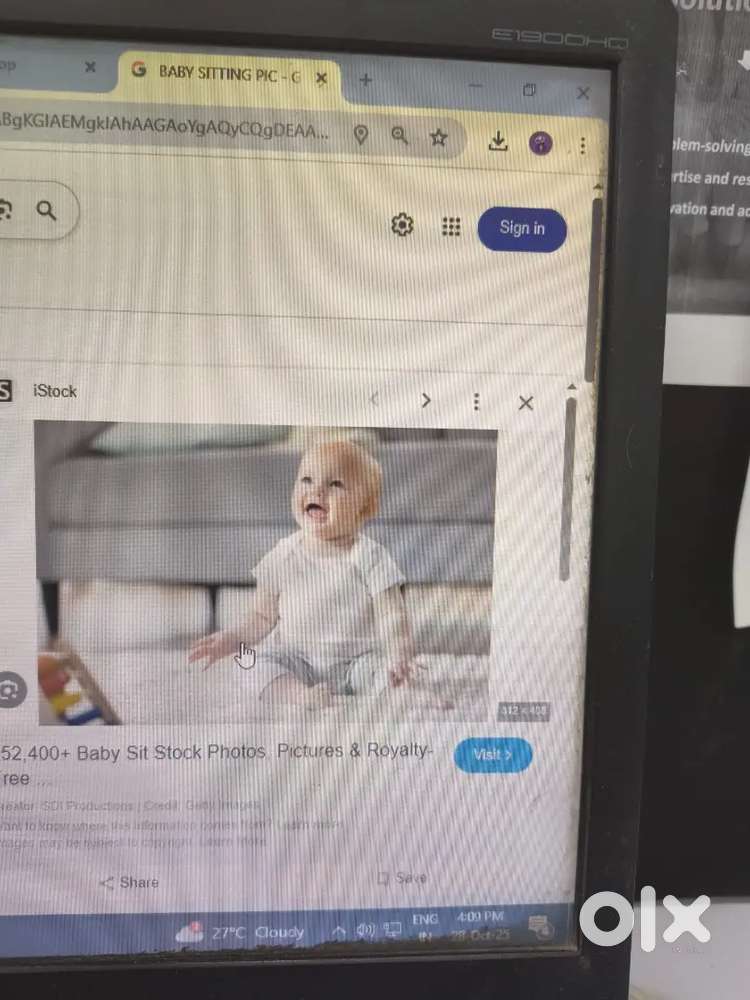 Need a baby sitter for 10 month old boy