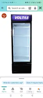 VOLTAS Refrigerator price 30000/-