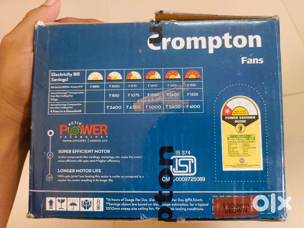 New Celling Fan for sell (Crompton Surebrezze brown)