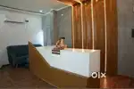 Looking Front Office Hotel Reception Person