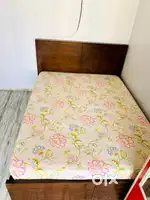 Queen size double bed with storage