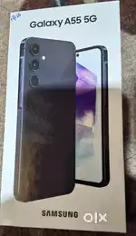 Samsung A55 5g under warranty 2 months,with box nd bill