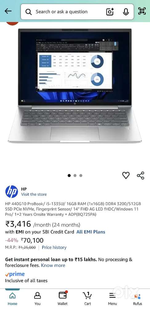 HP laptop Brand new Never opened