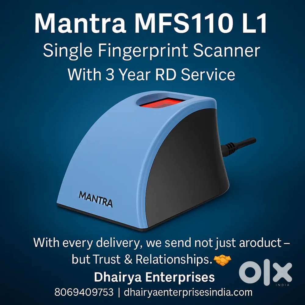 Mantra MFS110 L1 fingerprint scanner