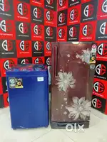 Id110Godrej blue colour top load & godrej 190 ltrs flower model combo