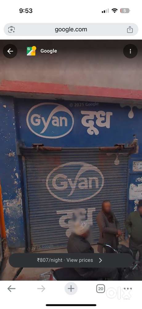200 square feet shop for rent at the very prime location of Ayodhya ji
