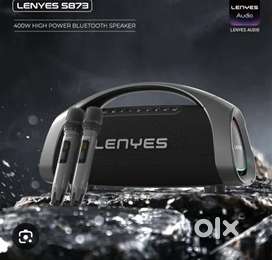 lenyes 400 watts party speaker bill with fullwarranty.30000 mah batry