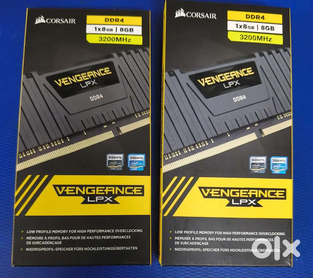 CORSAIR VENGEANCE LPX DDR4 8GB RAMS 2 NO,S Bill date 26-09-2025