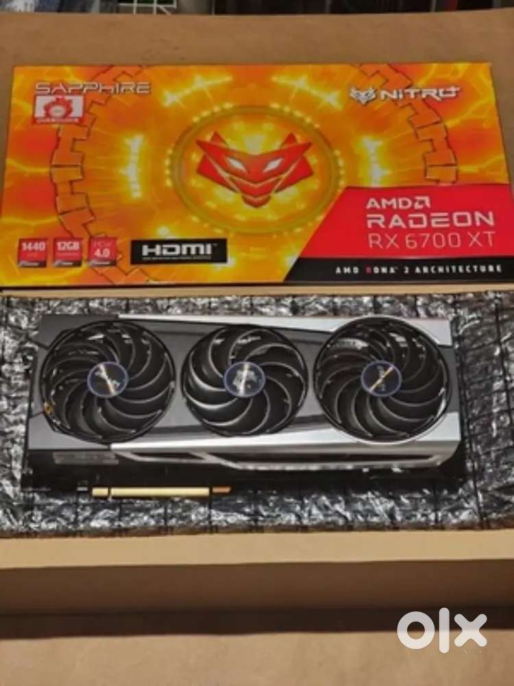 Used card SAPPHIRE Nitro+ Radeon RX 6700 XT Gaming OC 12GB GDDR6.