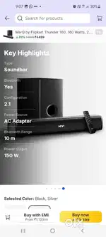 Mivi sound bar