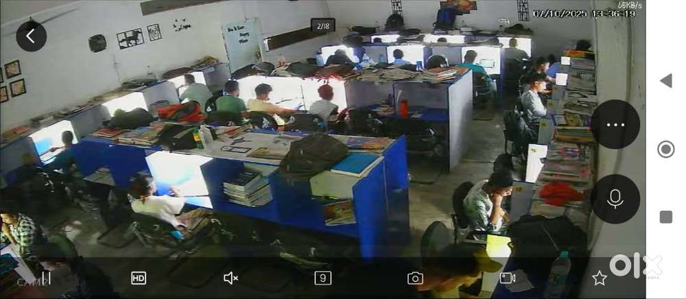 300 seating capacity Running library in the heart of the city..