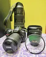 NIKON DSLR CAMERA WITH ALL ACCESSORIES