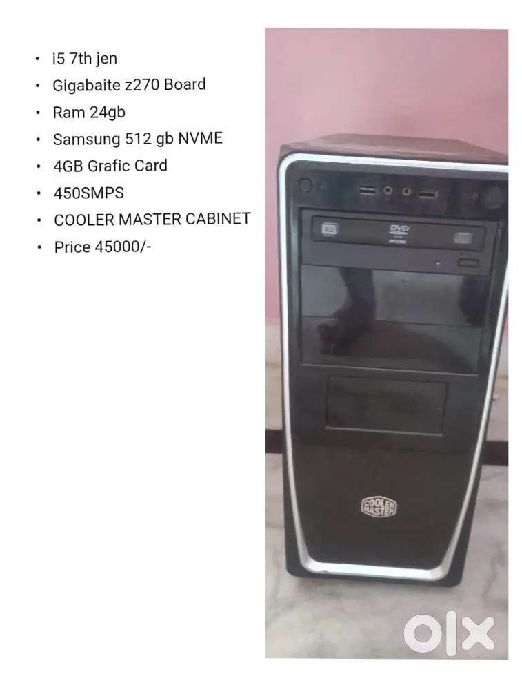 i5 7th gen Geming pc