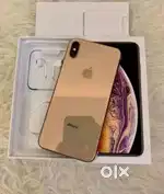 iPhone XS max(gold) 256GB showroom condition no scartch 83%batt.health
