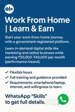 Title: Work From Home Opportunity  Learn & Earn Online