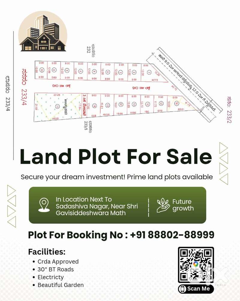 East and west facing plots in a prime location - Shree GAVI MATT